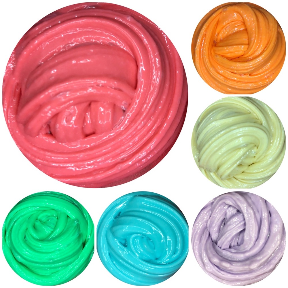 6 Pack Rainbow Slime Bundle